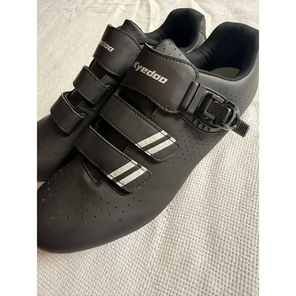 Kyedoo Unisex Cycling Shoes Compatible w/Peloton/SPD - Size 46 fitness bike gym
